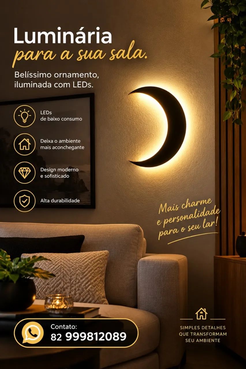 Luminária para sua sala - Foto 2