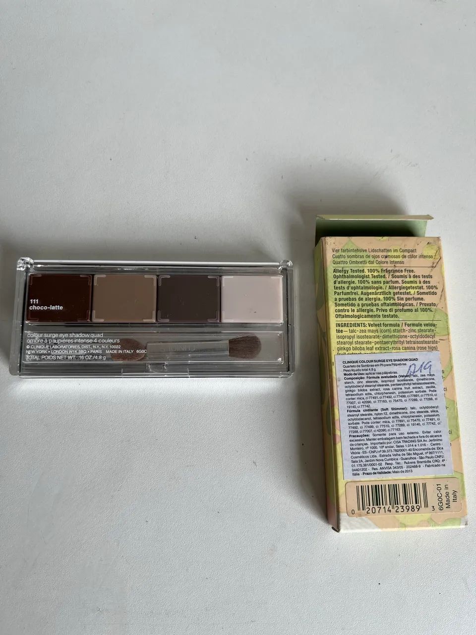 Clinique sombra olhos maquiagem tons marrom  - Foto 2