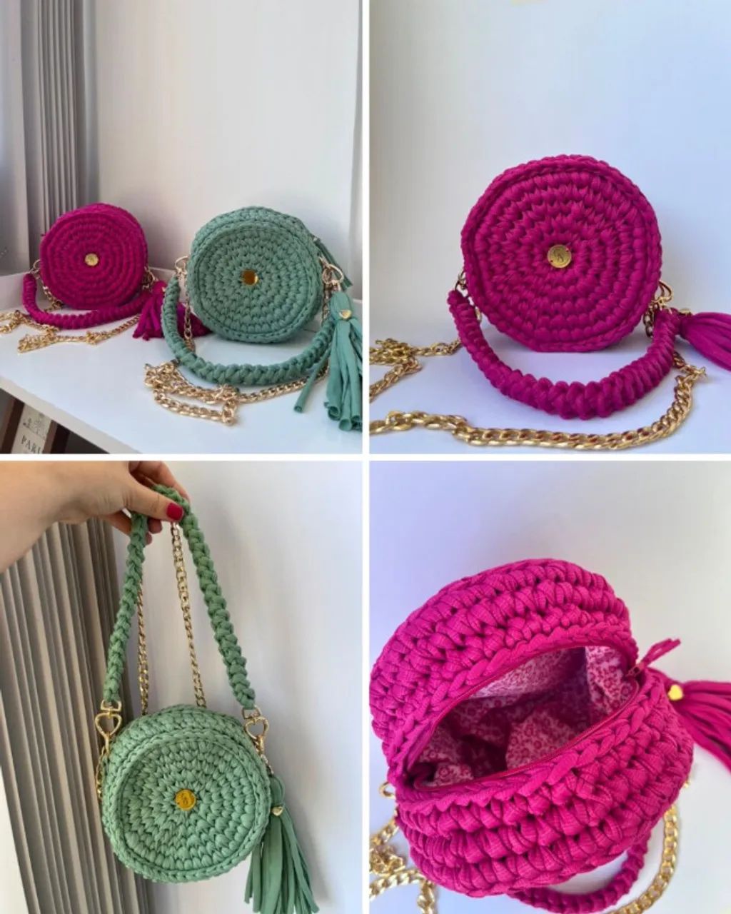 Bolsa em Croché - Iris - Foto 2