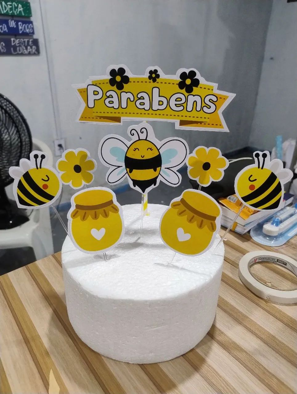 Topo de bolo (a pronta entrega e sob encomenda)