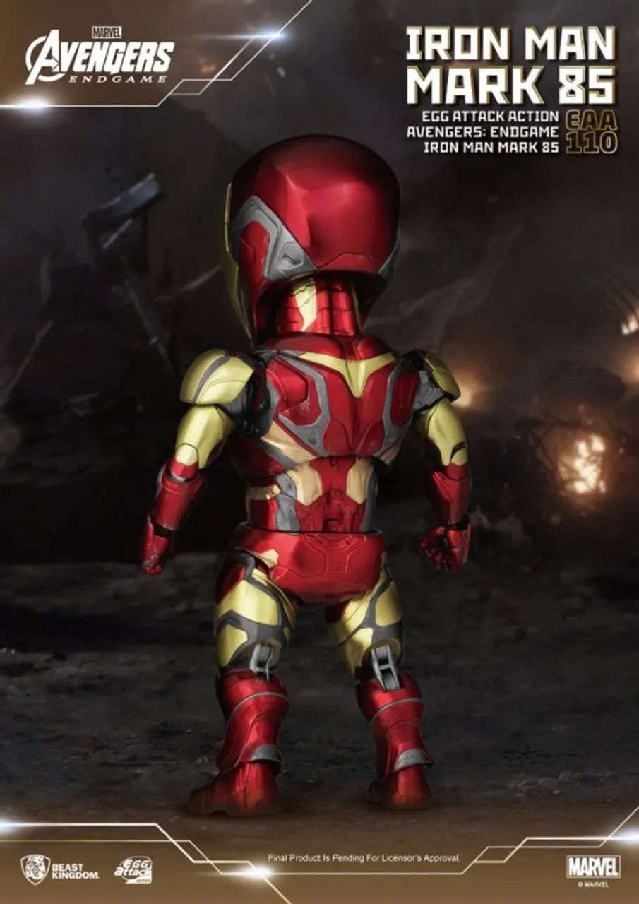 Iron Man Mark 85 "Avengers: Endgame" Beast Kingdom Marvel Comics Egg Attack EAA-110 -  - Foto 4
