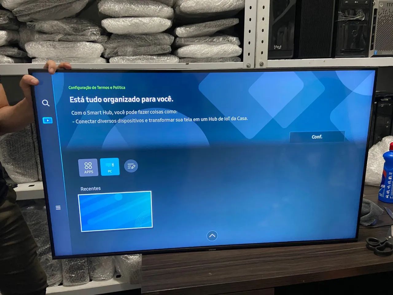 Smart TV Crystal UHD 4k 43 polegadas 