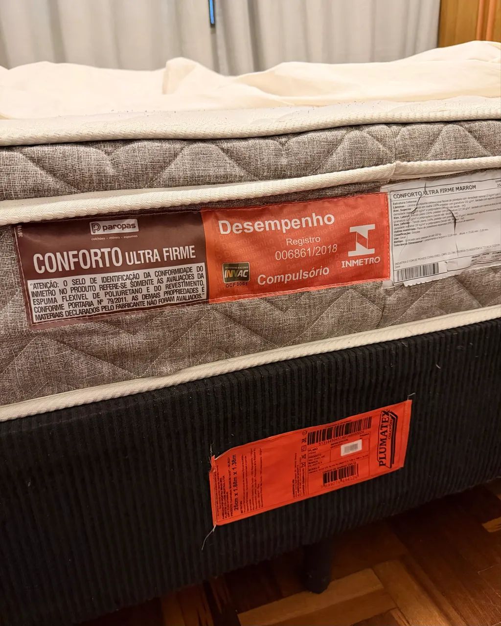 Cama box + Colchão Casal Espuma D33 - Foto 2