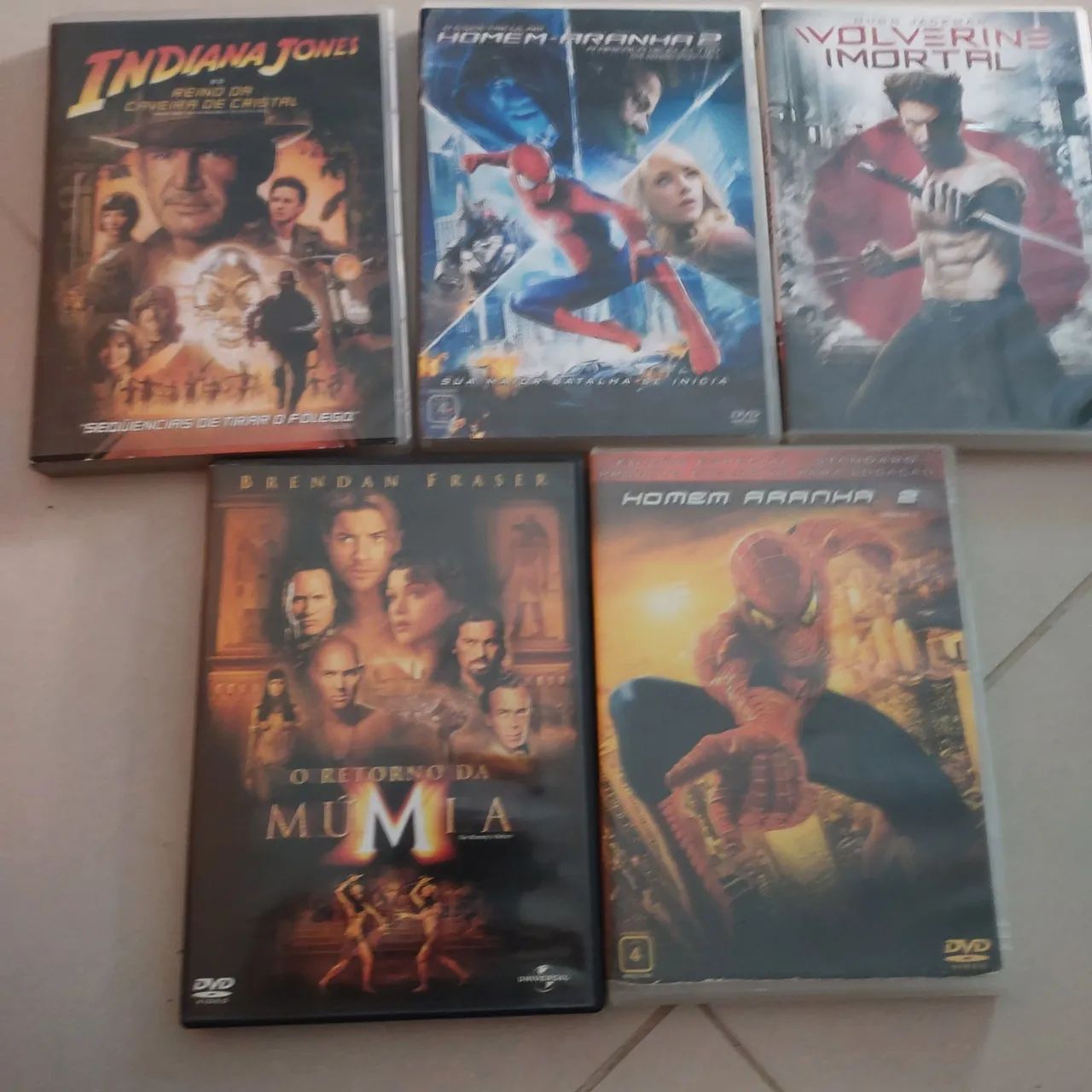 DVDs 5 excelentes filmes 