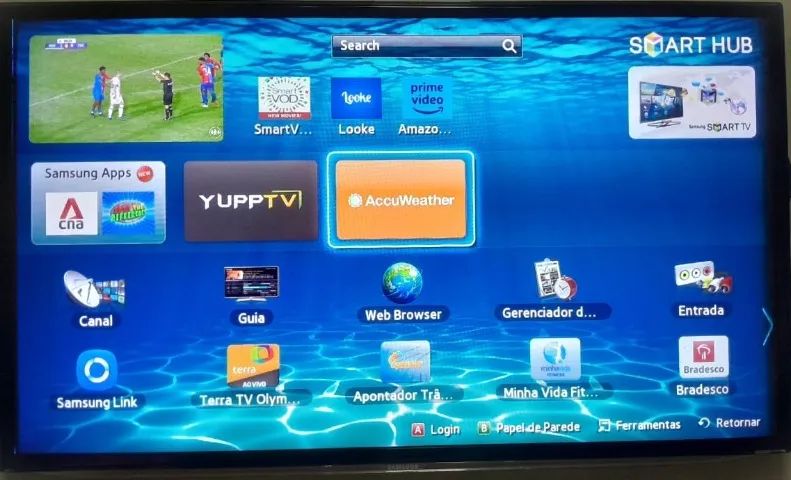 Smart HUB TV Samsung de 46 polegadas, full HD 