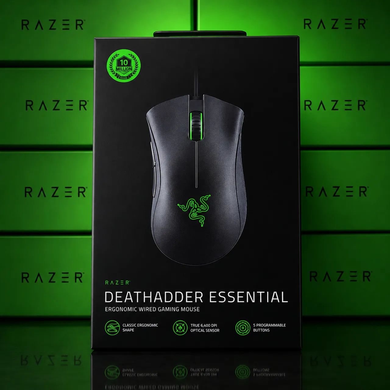 Mouse Gamer Razer DeathAdder Essential (Lacrado)