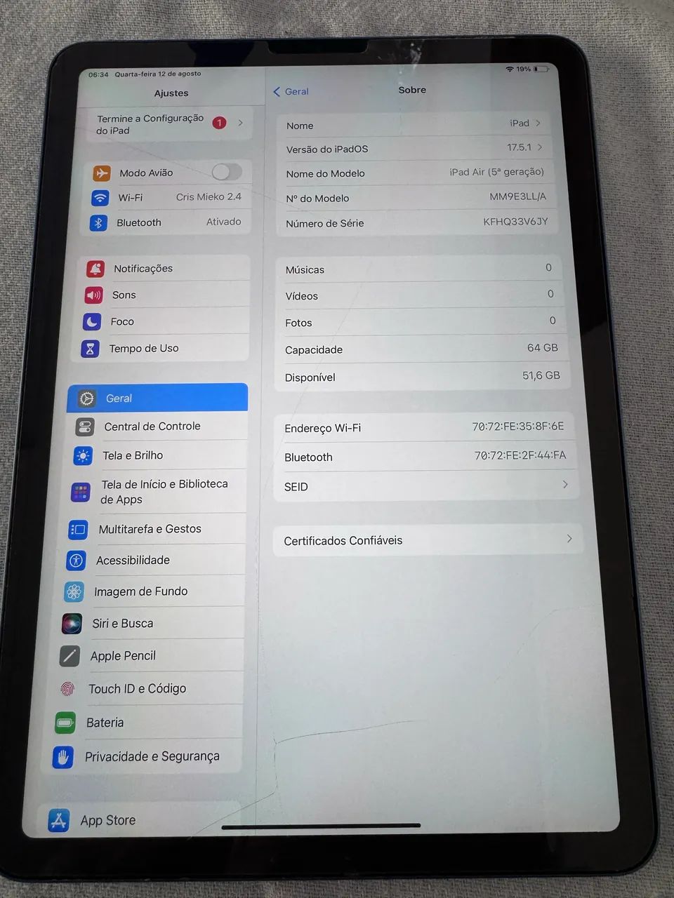 IPad Air - 5 geração - 64GB - Foto 2