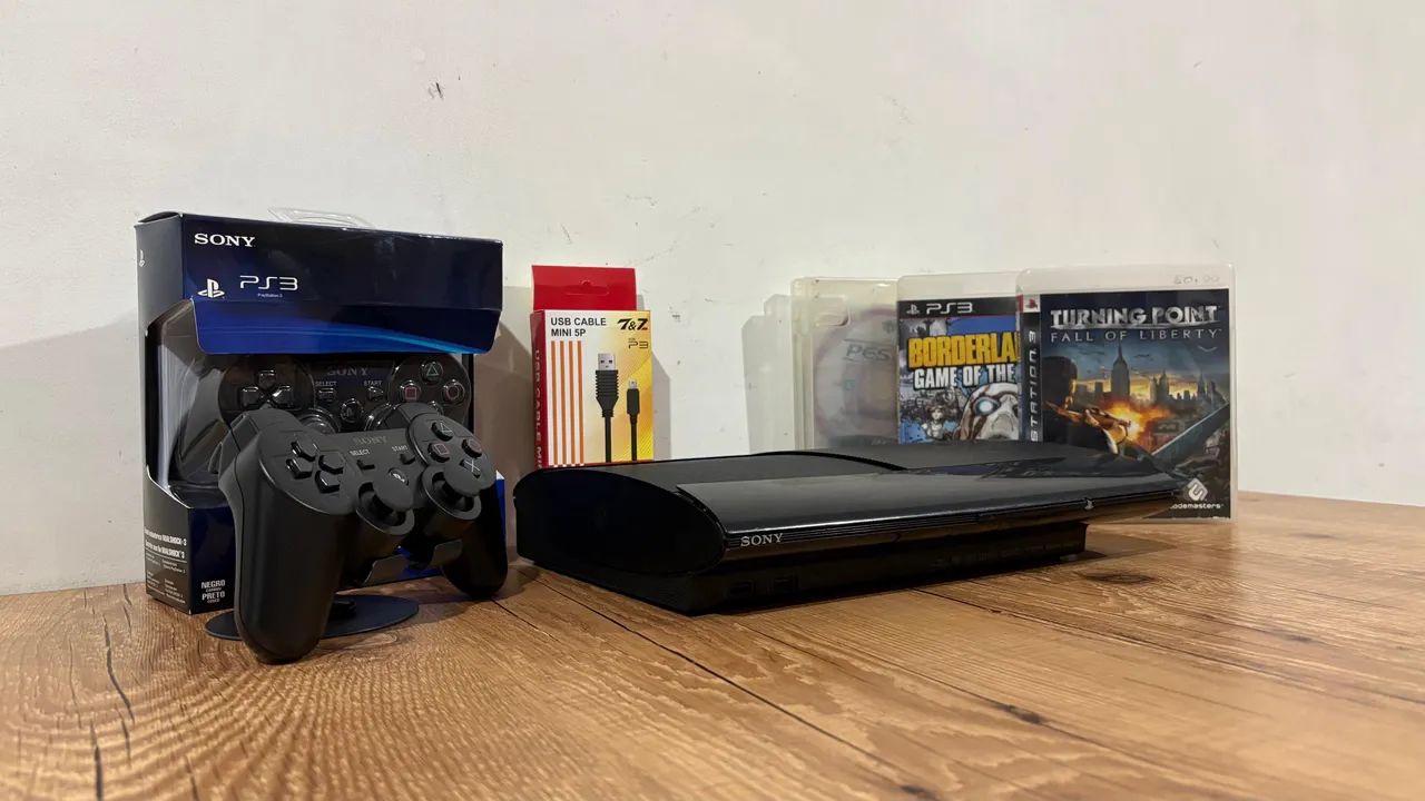 Playstation 3 Com Jogos - Foto 3