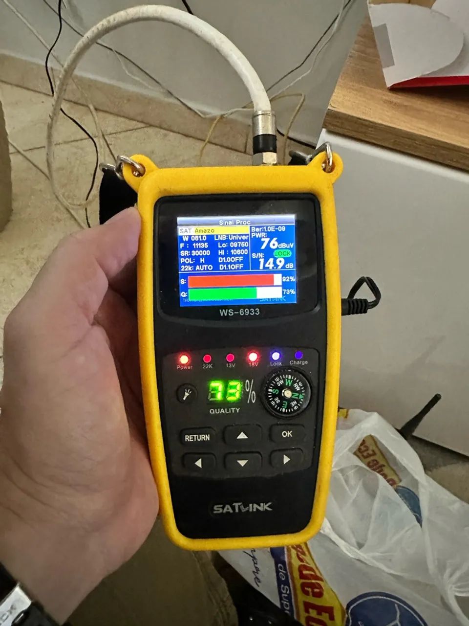 Localizador de satélite Satlink WS-6933 - Foto 5