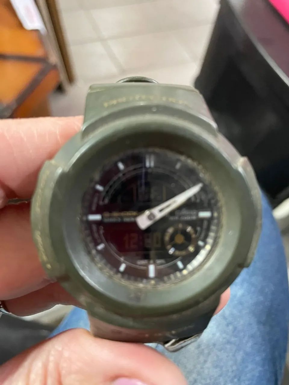 Relogio antigo cassio g - shock funcionando