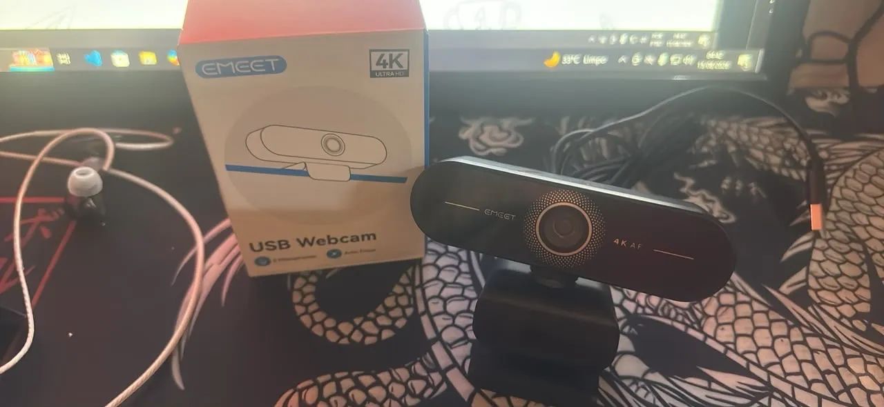 Webcam 4K Ultra HD EMEET