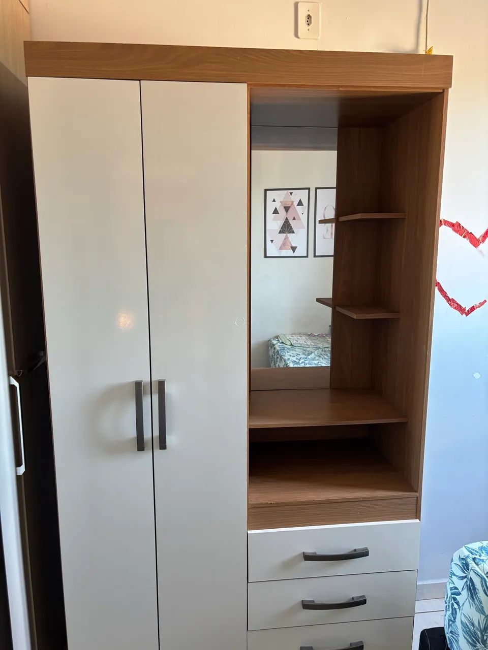 ? Guarda-roupa de solteiro à venda! ? - Foto 3