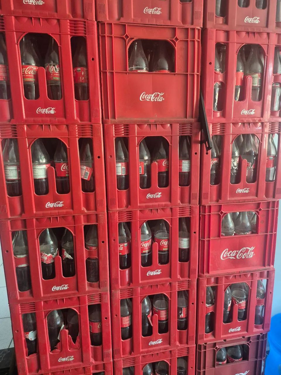 Grades de coca vidro 