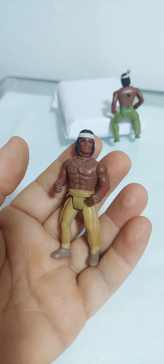 Raridade Bonecos Articulados de índios  da Gulliver  Forte apache  - Foto 3
