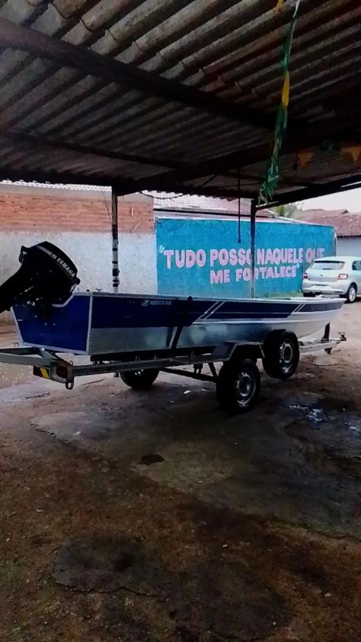 Barco Canoa tralha completa  - Foto 3