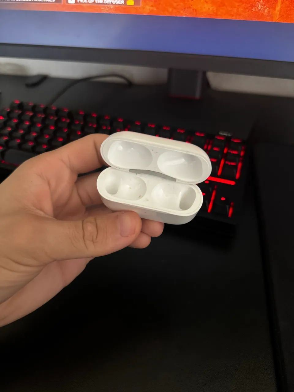 Estojo de carregamento original Apple AirPods Pro 2 (perdi os fones)