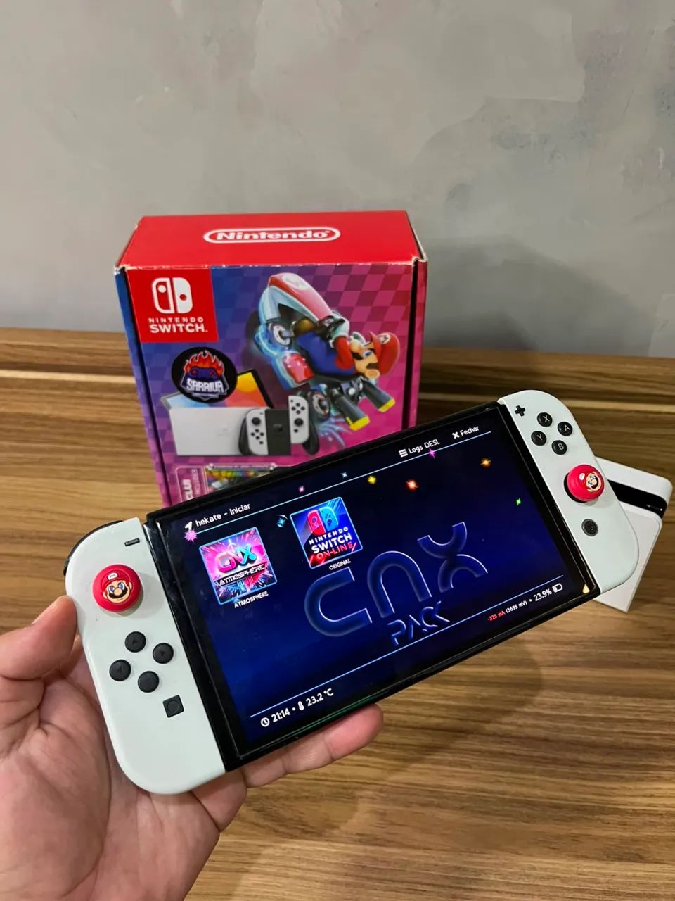 Nintendo Switch Oled desbloqueado com garantia - entrego  - Foto 4