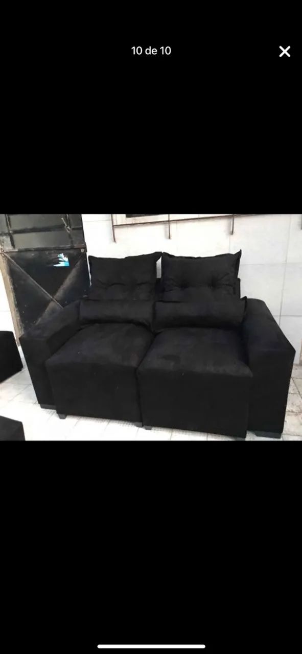 PROMOÇÃO SOFÁ RETRÁTIL 2 LUGARES DIRETO DA FABRICA  - Foto 3