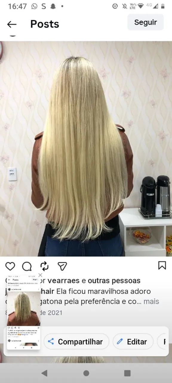Preciso de modelo pra colocação de mega hair  - Foto 3