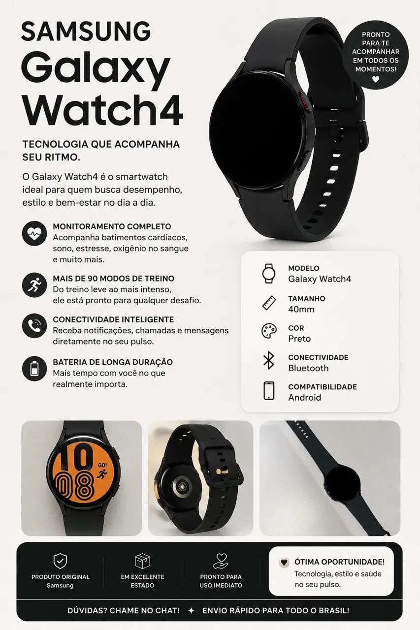 Samsung Galaxy Watch4 NUNCA USADO