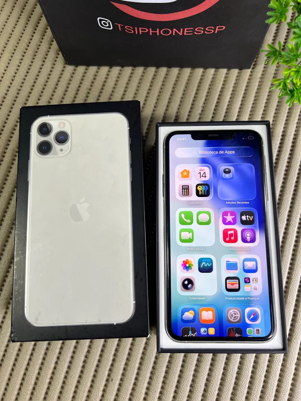 iPhone 11 Pro Max 512GB 本体　⭐︎バッテリー100% Iphone 11 pro max 64Gb bateria 100% com caixa - Celulares e