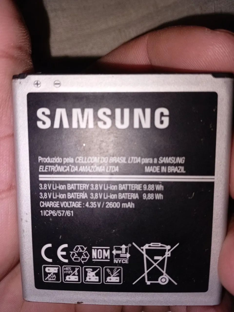 Lote 6 baterias celular j5 usadas - Foto 5