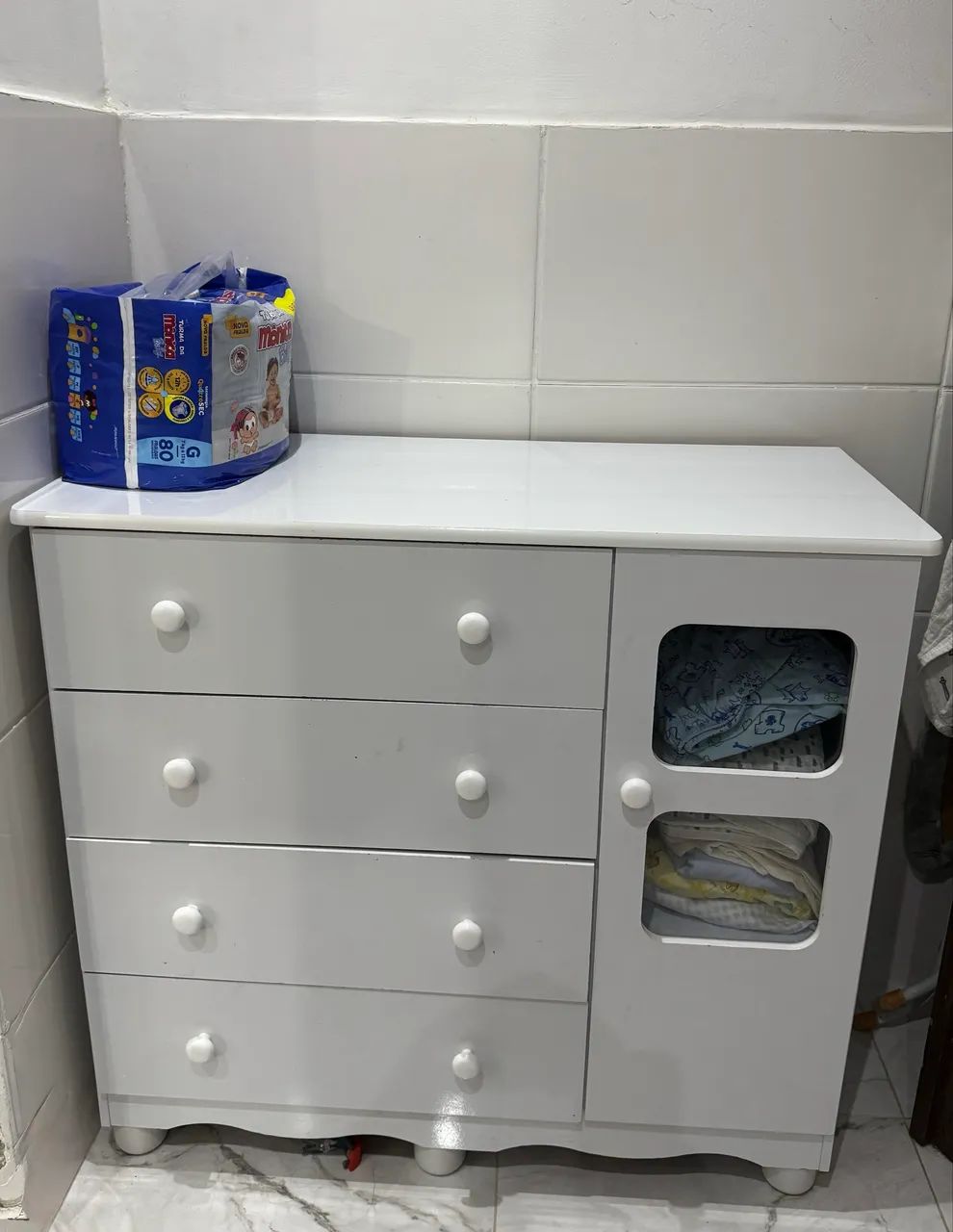 Cômoda Infantil Branca  - Foto 2