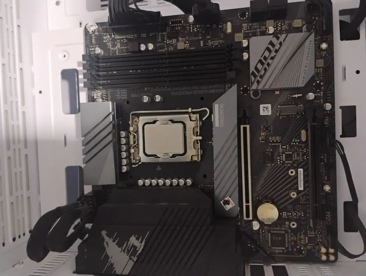 placa mãe + processador  + memórias ddr4 - Foto 3