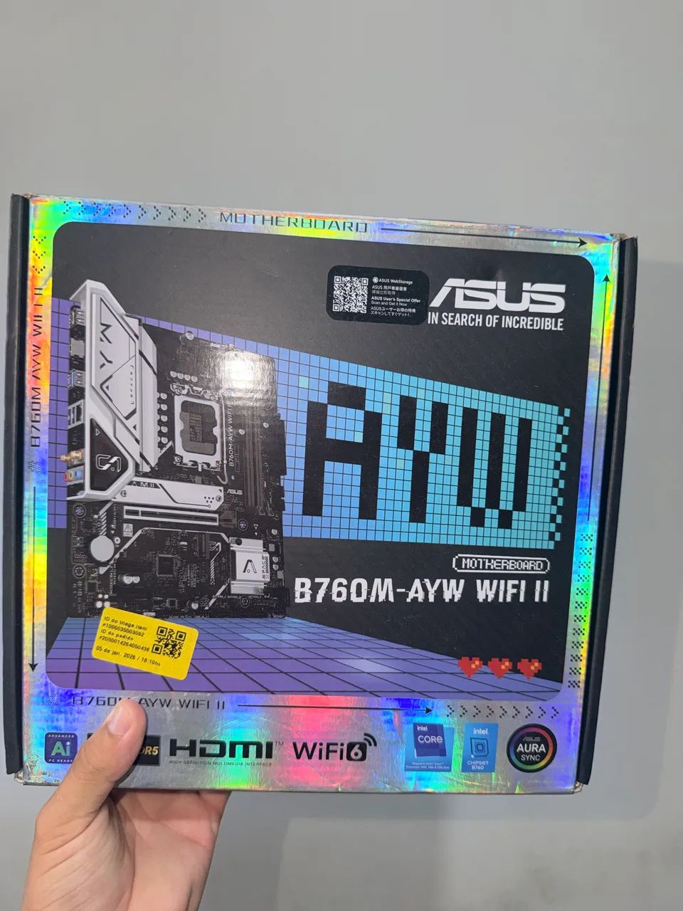 Placa mãe B760M-AYW DDR5 LGA 1700 - Foto 2