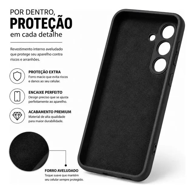 Capa para Celular Samsung Galaxy A35 Lilás - Foto 3