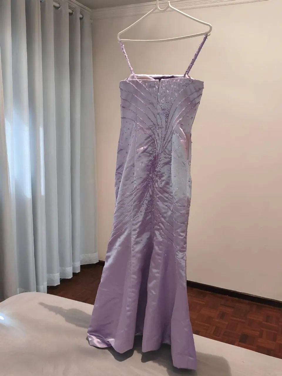 Vestido de festa Lilás bordado - Foto 2