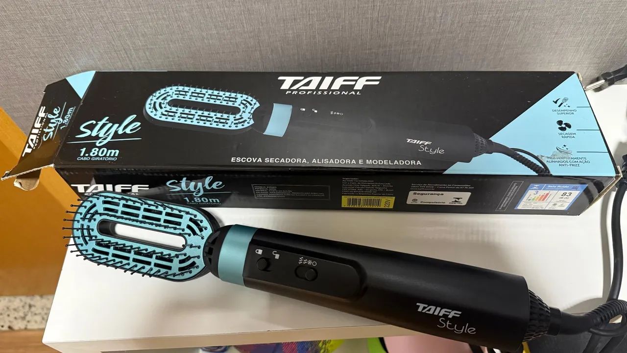 Escova taiff secadora, alisadora e modeladora - Foto 2