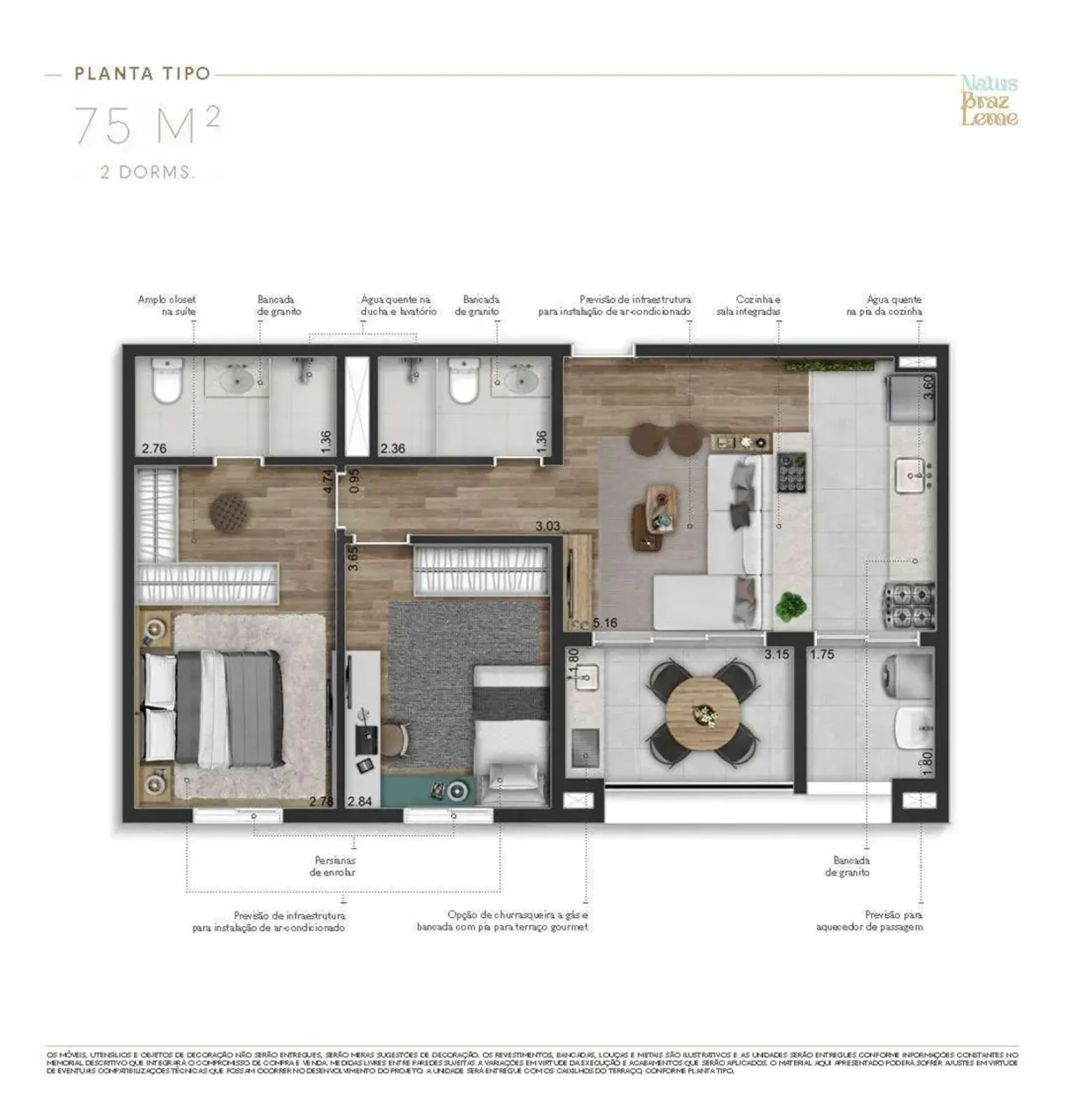 PLANTA 75m²