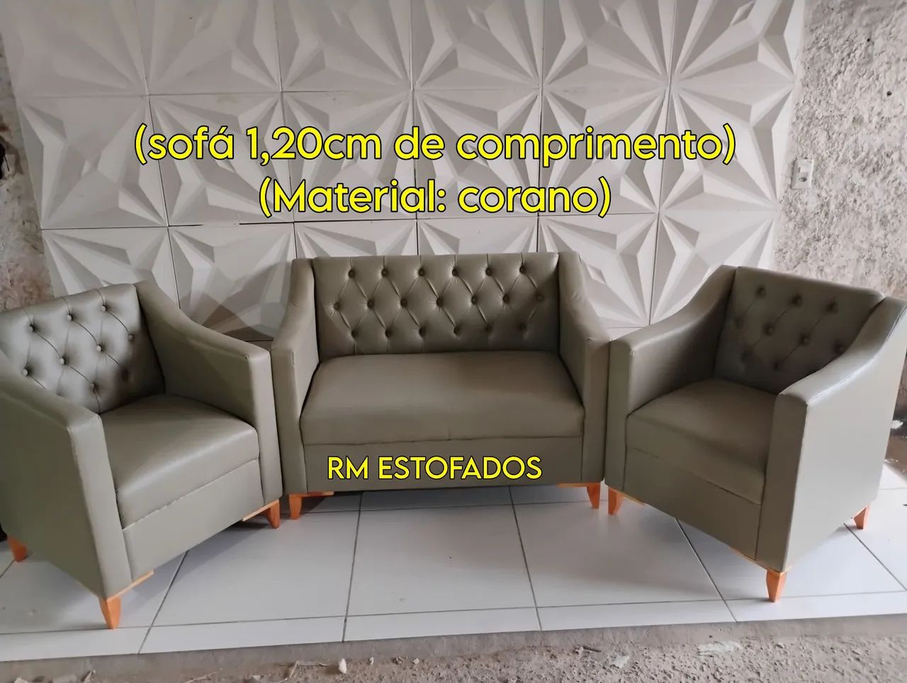 Sofá para barbearia ou salão de beleza a pronta entrega  - Foto 2