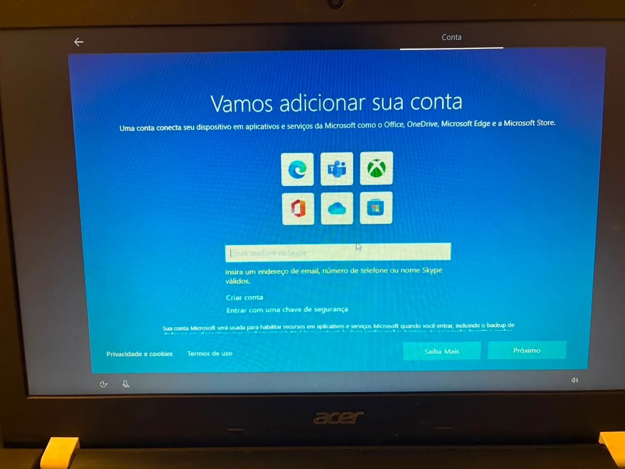 Notebook Acer Aspire E 15 