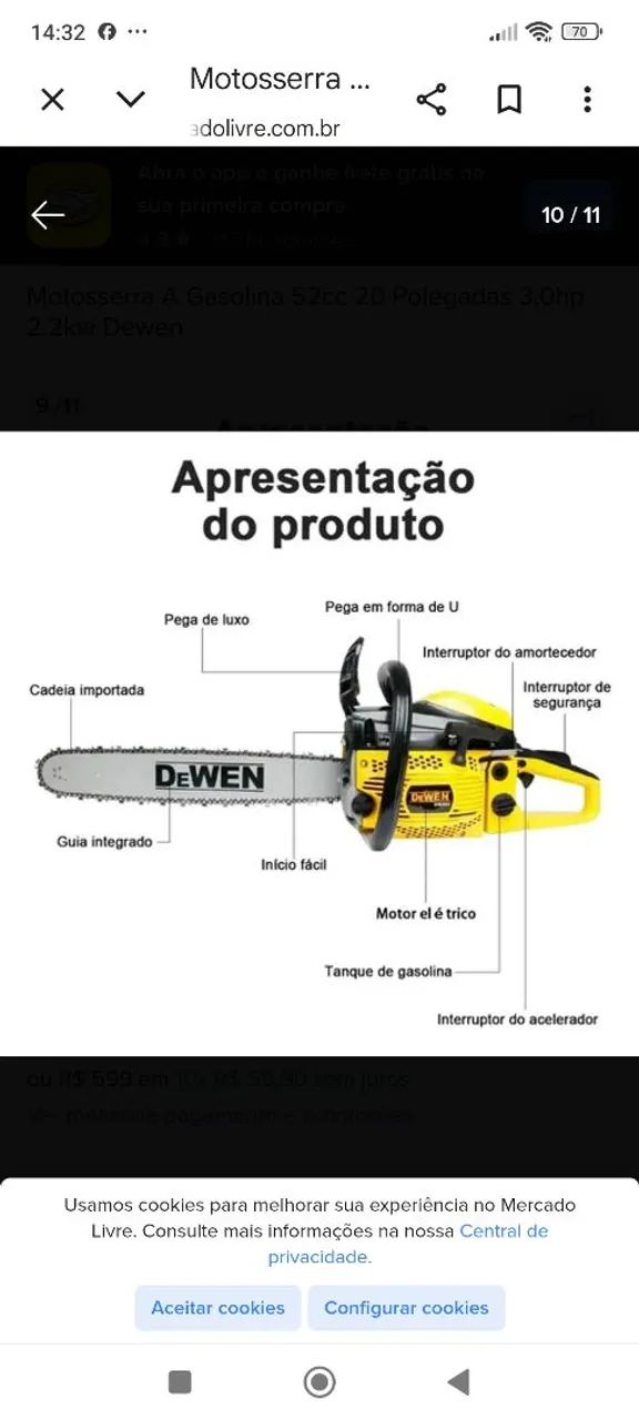 Motosserra Dewalt - Foto 2