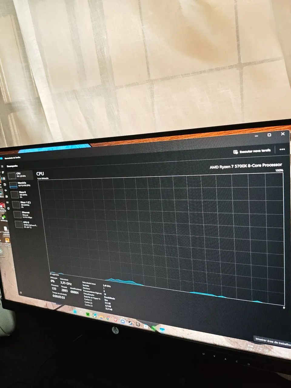 Setup Gamer Completo - Alto desempenho em Jogos - Foto 4