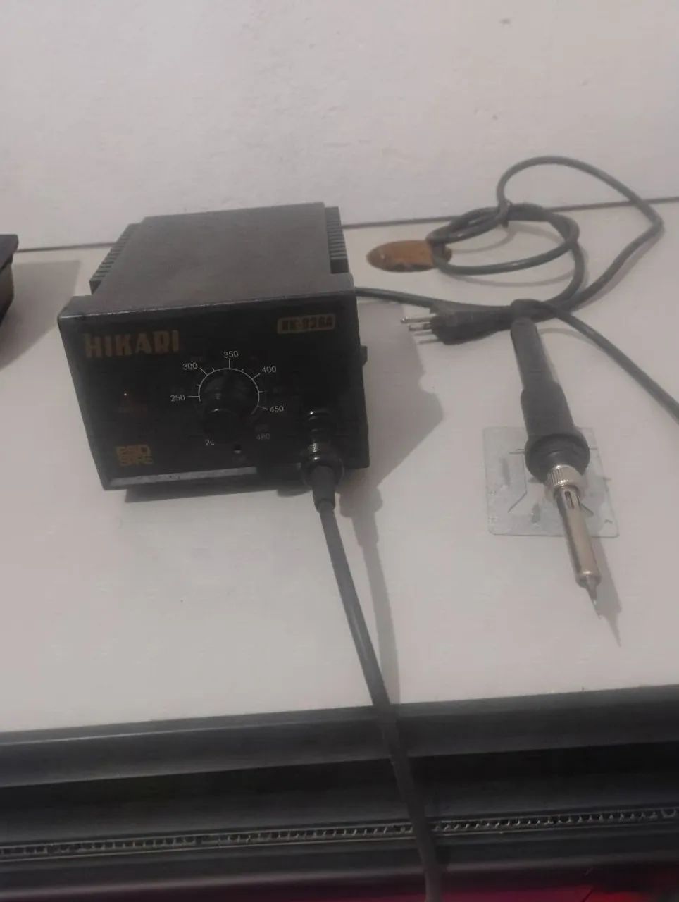 Estação de Solda HiKari HK-936A Funcionando Perfeitamente 