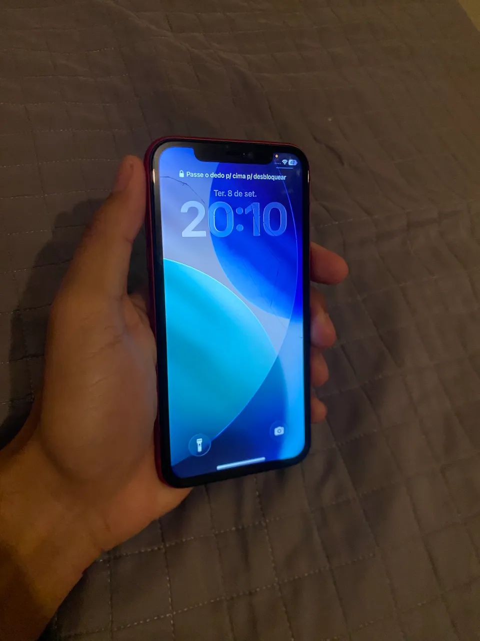 vendo iphone 11 vermelho 64gb - Foto 4