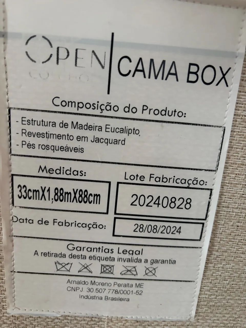 Box cama solteiro 