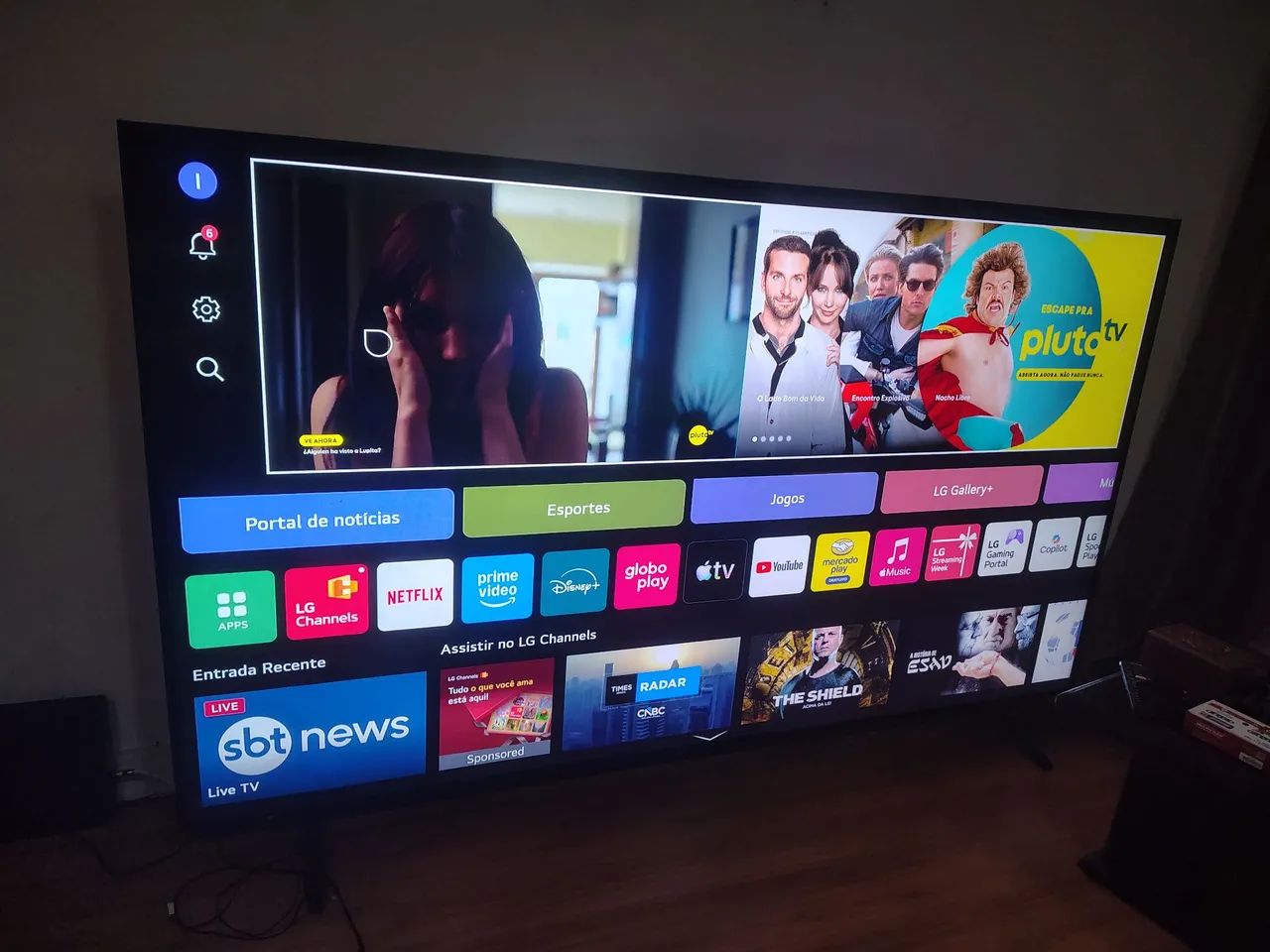 Tv LG 86 polegadas com 3 semanas  - Foto 3