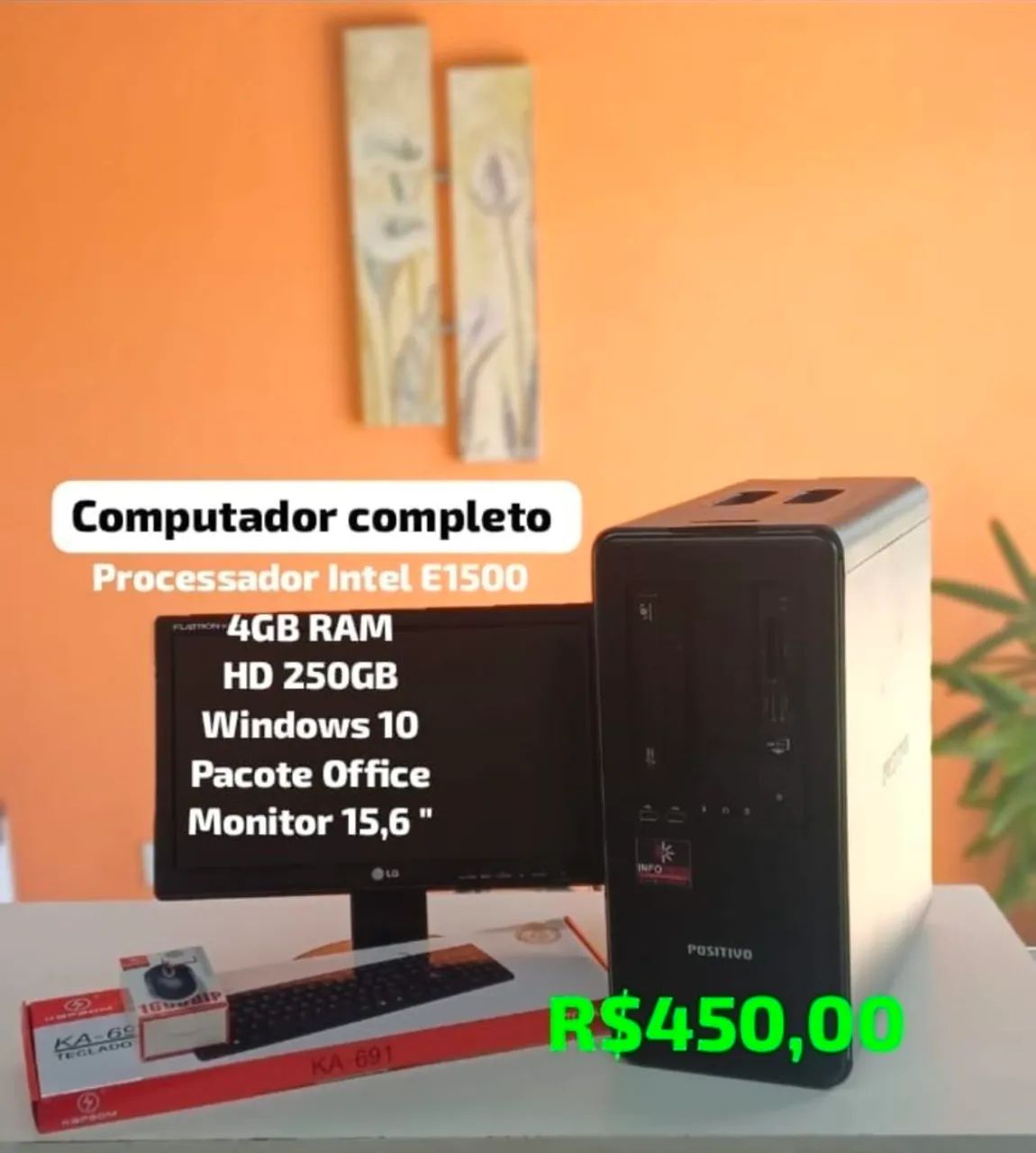 Computador completo barato! 