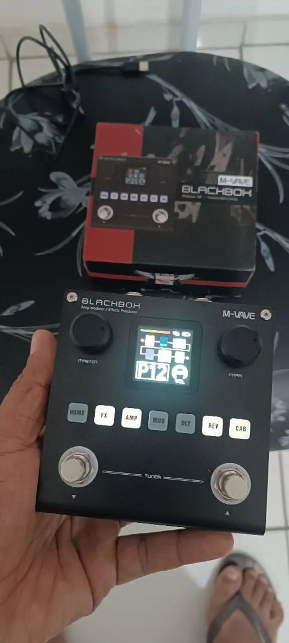 Pedaleira Black Box pra guitarra - Foto 2