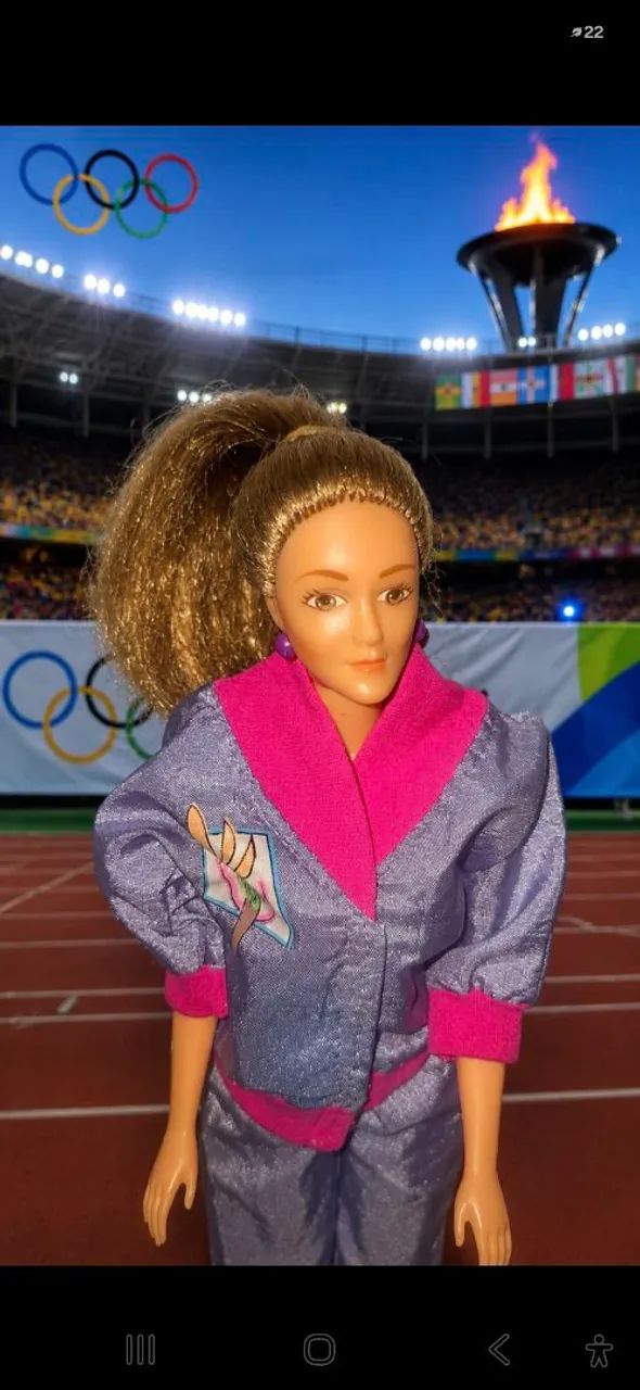 Boneca Hortênsia campeã mundial de basquete em 1994