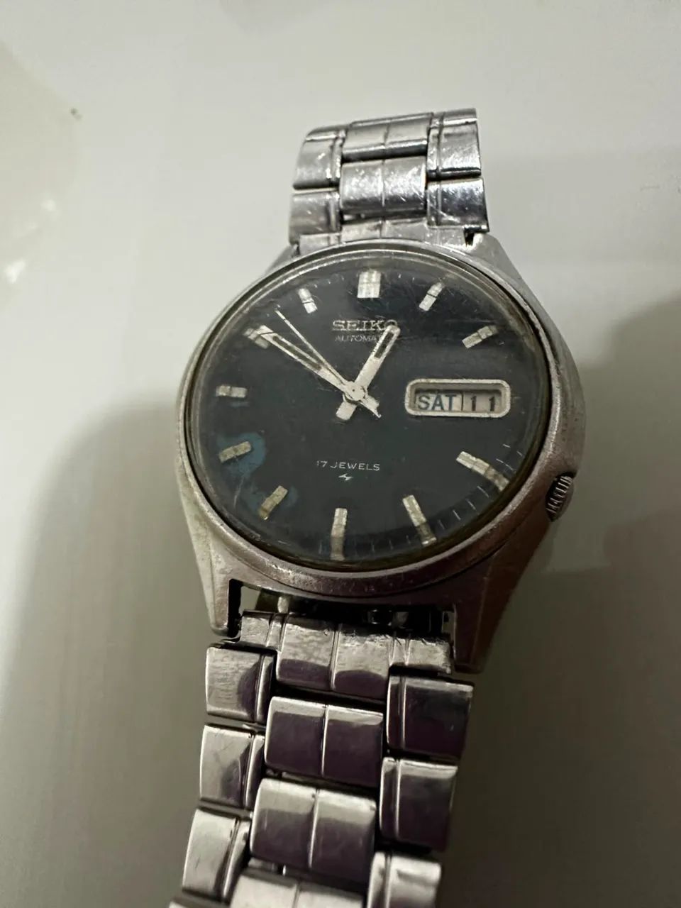 Relógio Seiko 5 Automático Antigo Funcionando Perfeitamente - Foto 2