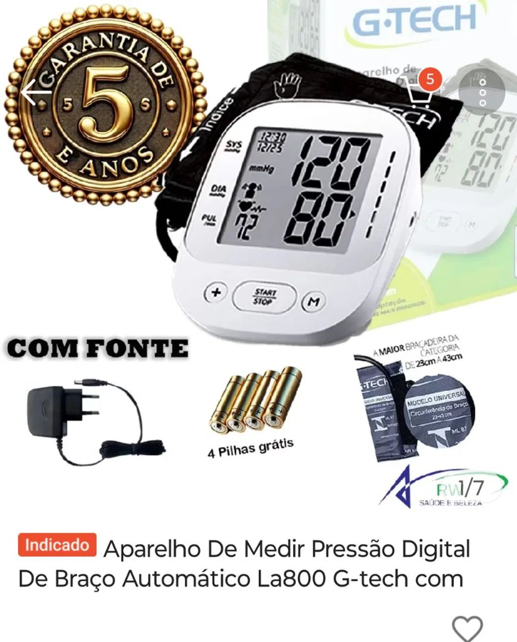 Aparelho de medir pressão 