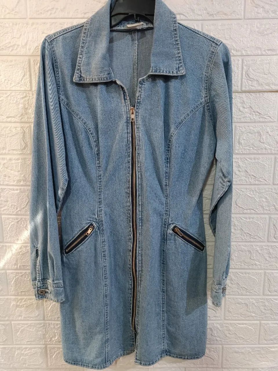 Sobretudo jeans vintage com CGC 