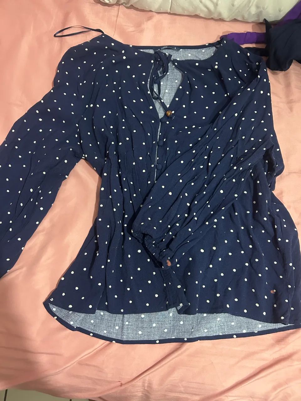 Blusa manga longa - tamanho 44