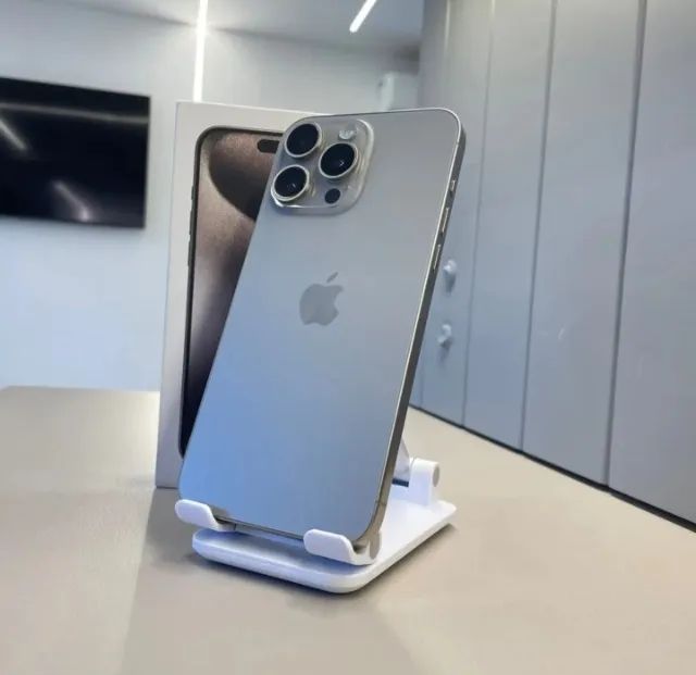 IPHONE 15 PRO MAX TITÂNIO NATURAL 256 GB - Foto 2