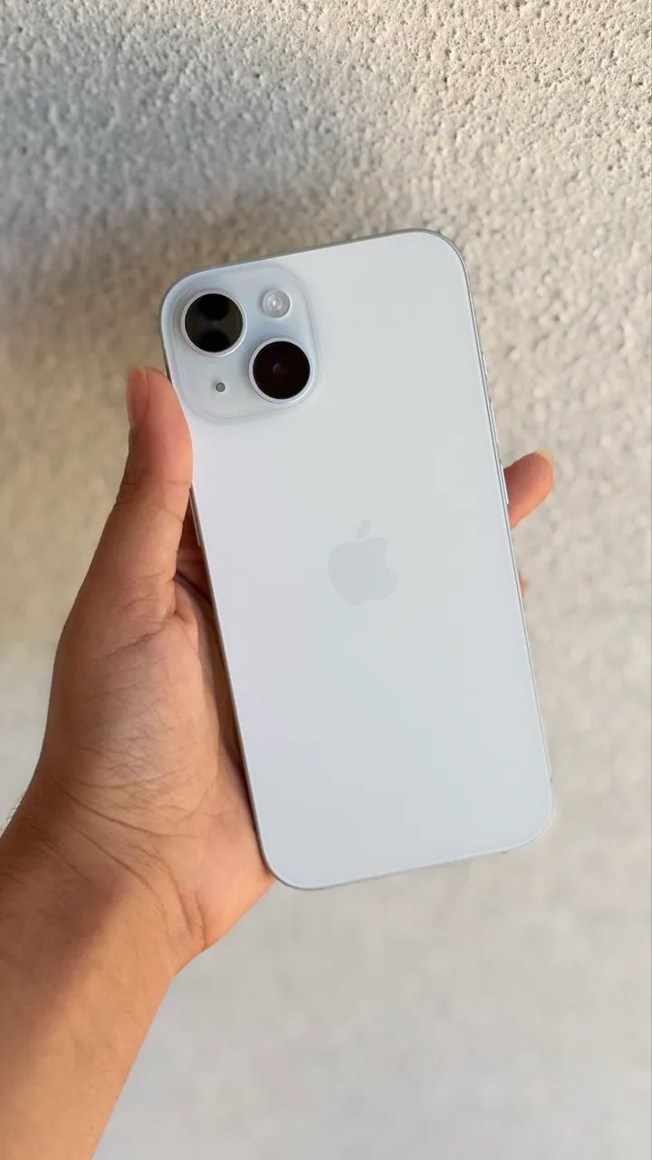 iPhone 15 Azul 128GB ? Seminovo - Celulares e Smartphones - Cidade